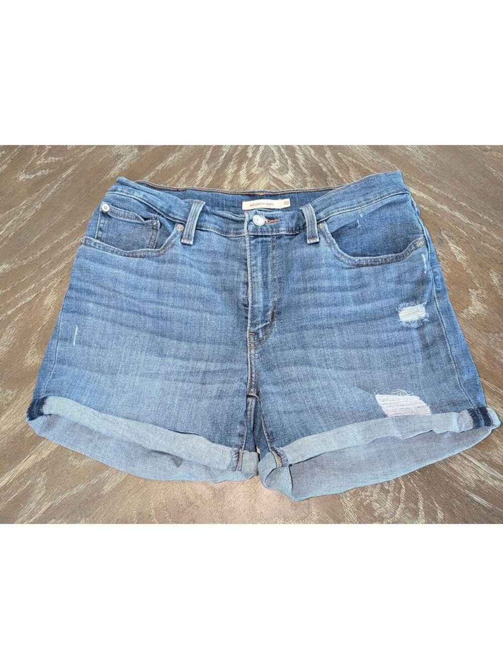 Levi's Women's Mid-Length Jean Shorts